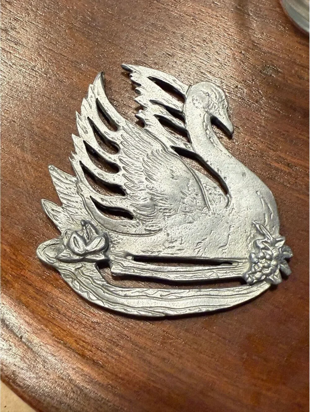 B 23. Tuckahoe Pewter by Mimi Laveri peice on votive holder.